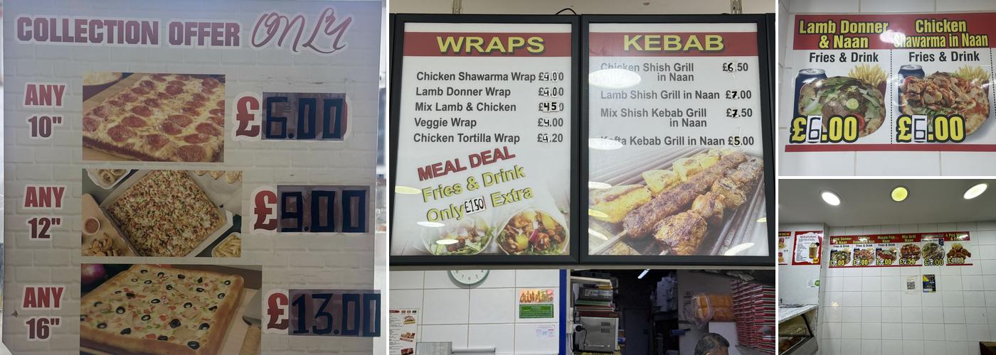 Square Pizza Grill Ltd Menu