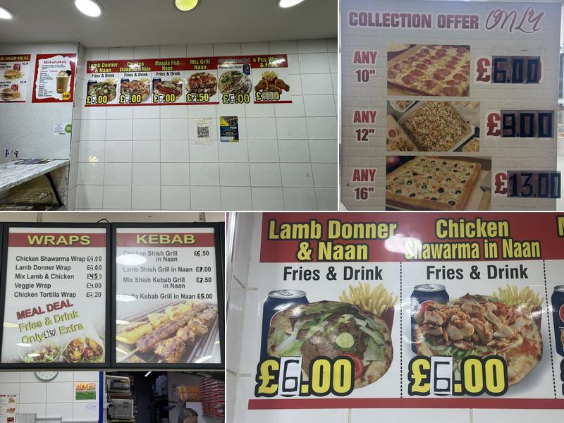 Square Pizza Grill Ltd Menu