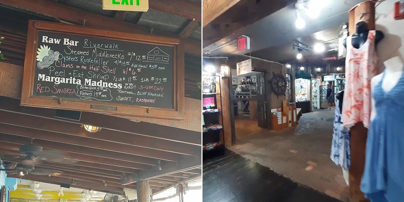 Tin City Waterfront Shops Menu