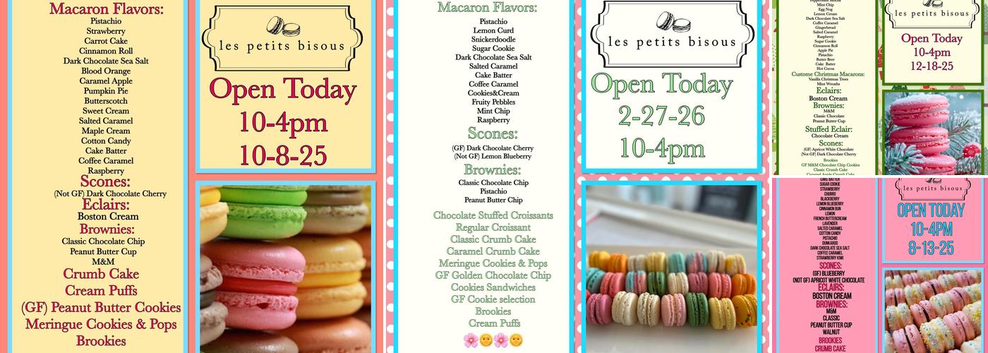 Les Petits Bisous Menu