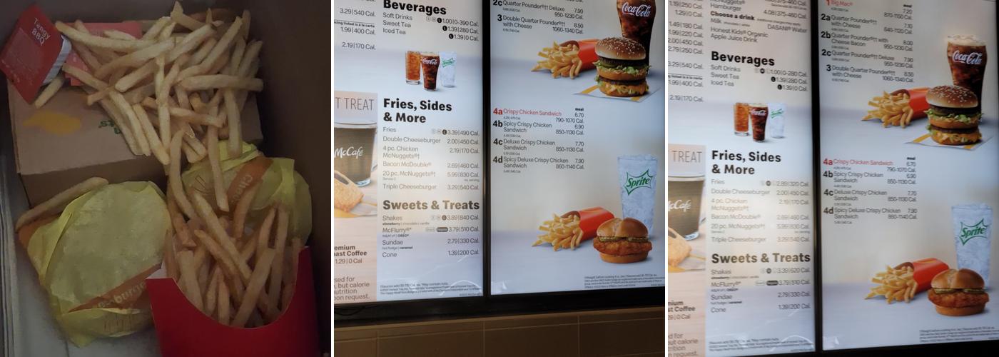 McDonald's Menu