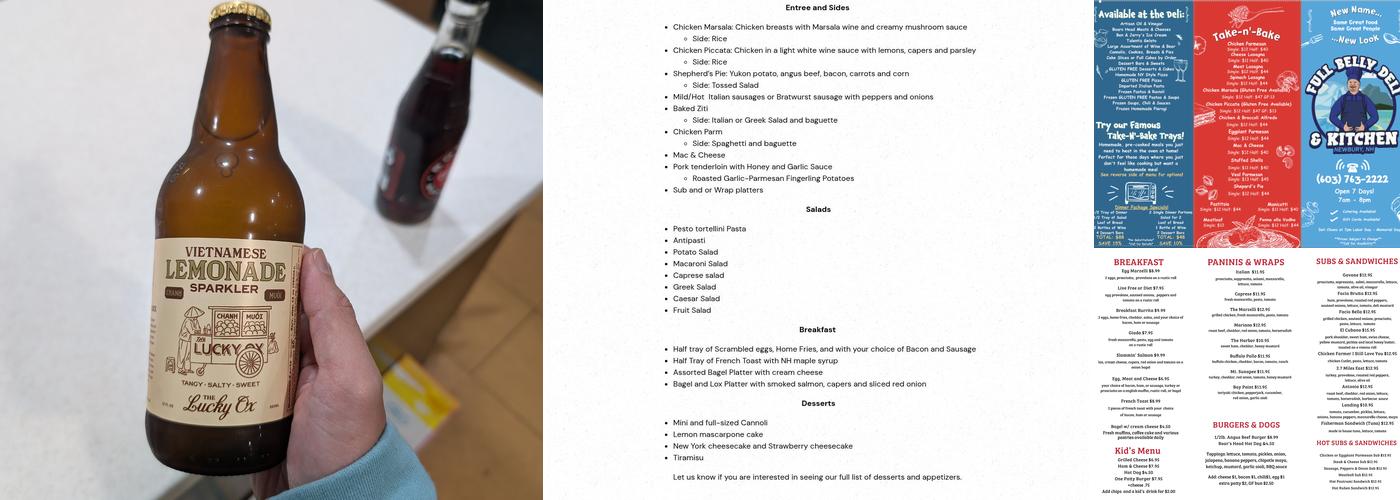Newbury Deli Menu