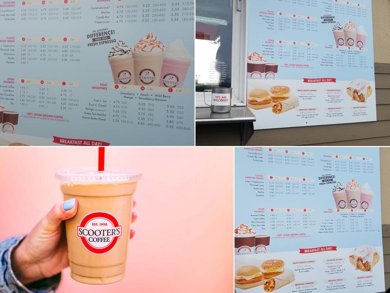 Scooter's Coffee Menu
