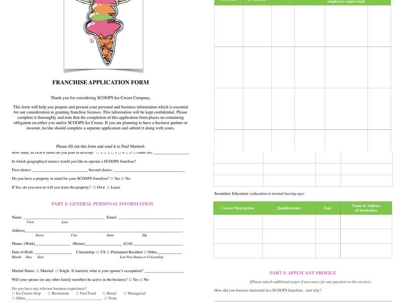 ScoopS Menu