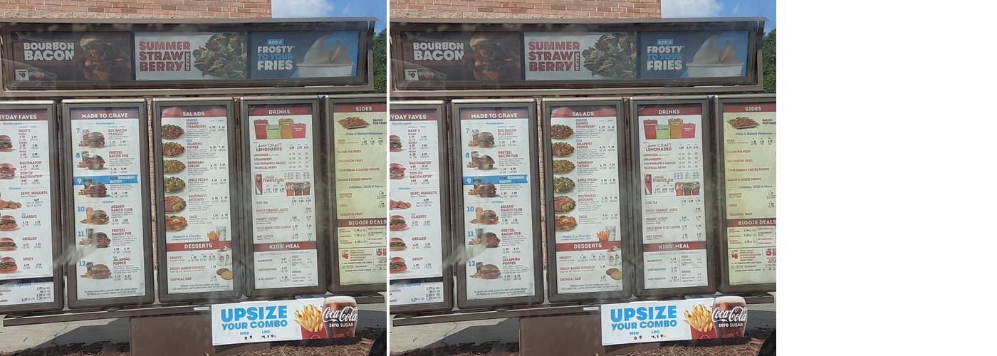 Wendy's Menu