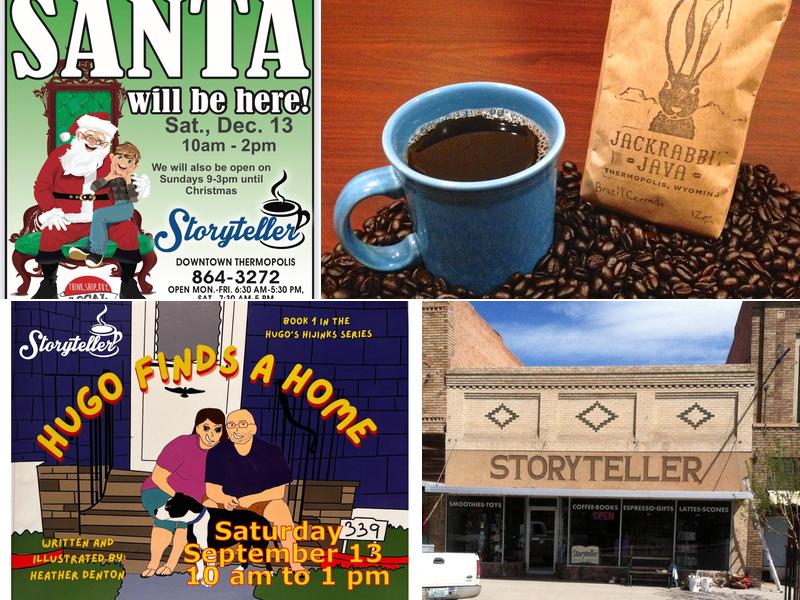 Storyteller and Jackrabbit Java 524 Broadway St, Thermopolis