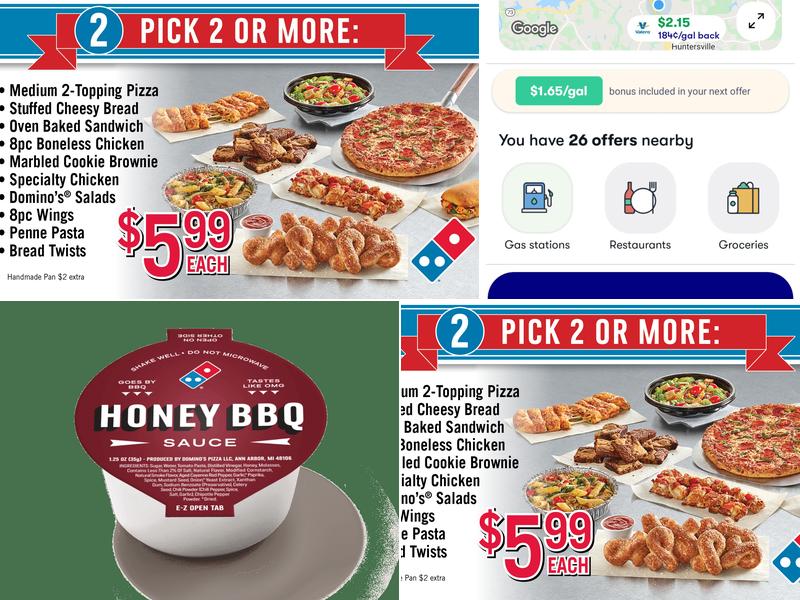 Domino's Pizza Menu