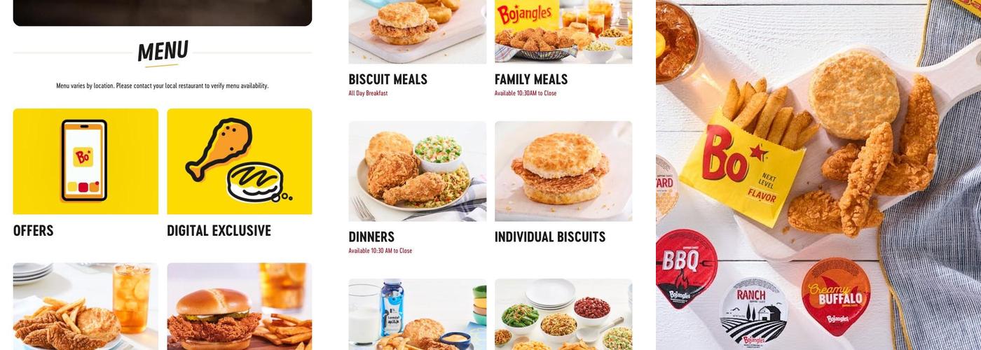 Bojangles Menu