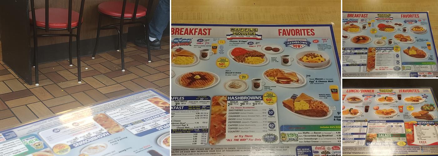 Waffle House Menu