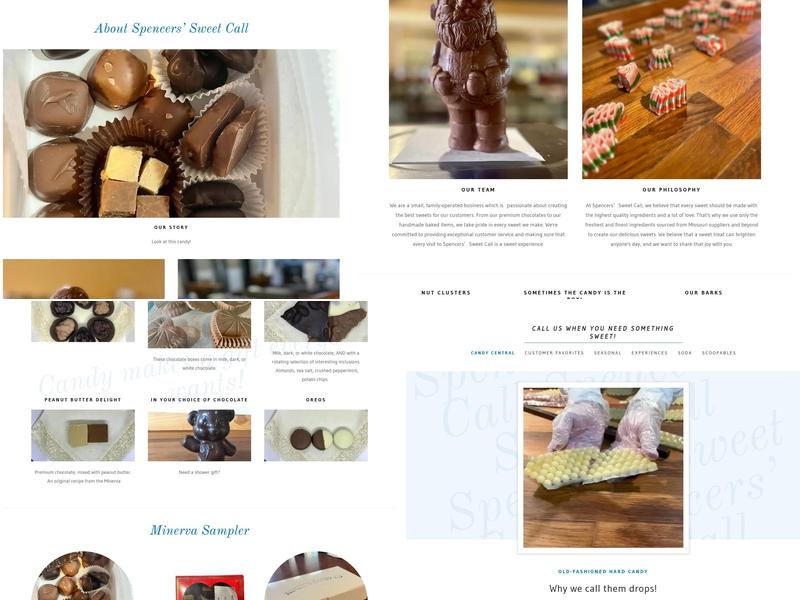 Spencers' Sweet Call at the Minerva Menu