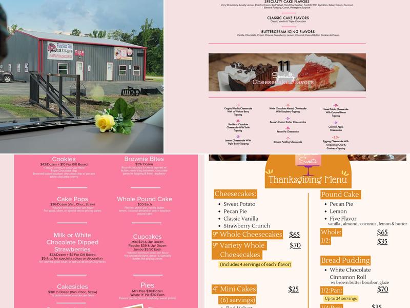 Adored Sweets Menu