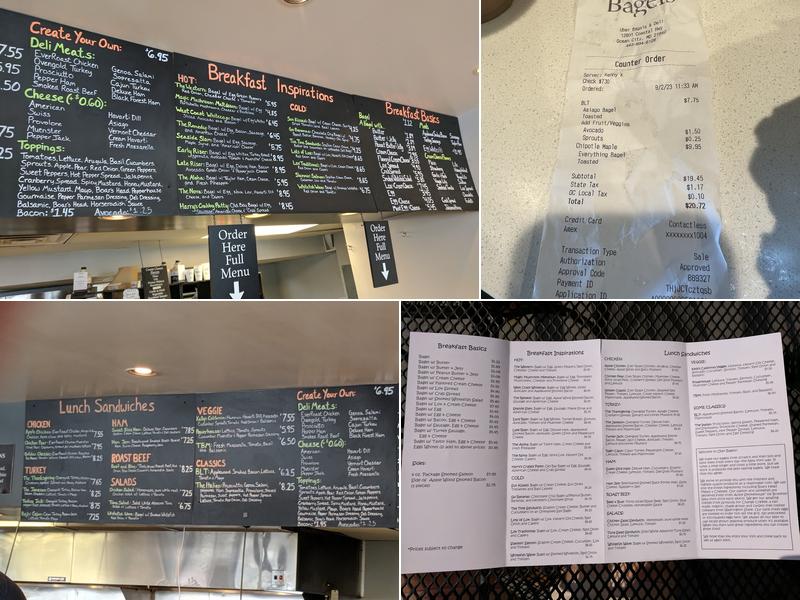 Über Bagels & Deli Menu