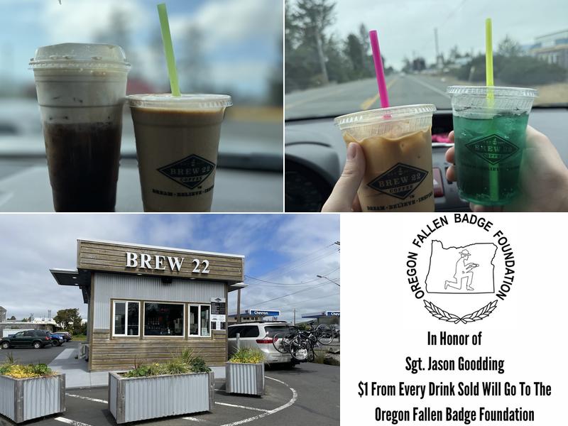 Brew 22 Coffee 1260 S Holladay Dr, Seaside