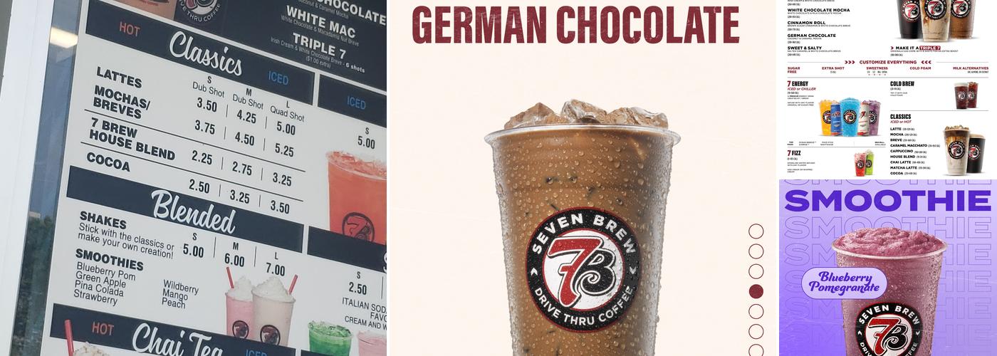 7 Brew Coffee Menu