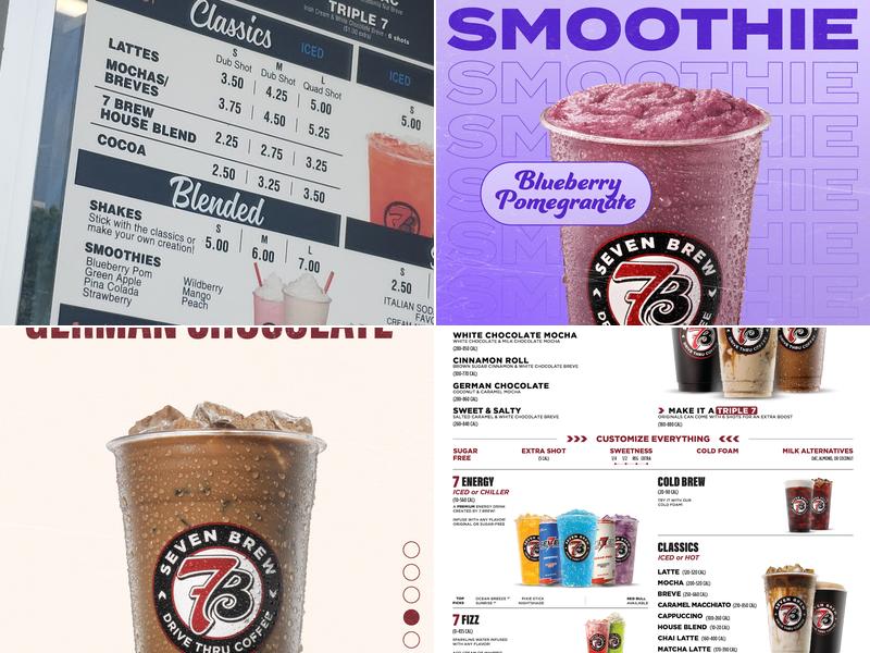 7 Brew Coffee Menu