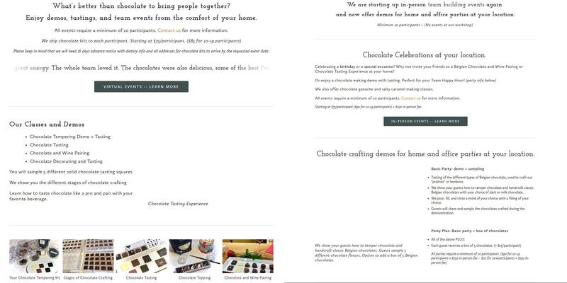 Emma's Delights Menu