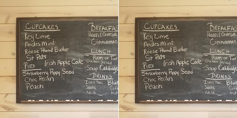 My Little Cupcake Menu