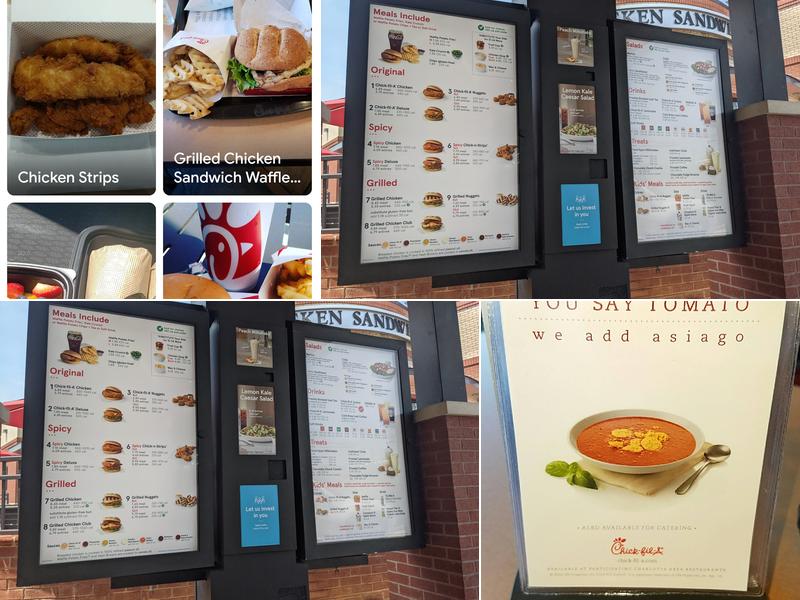 Chick-fil-A Menu