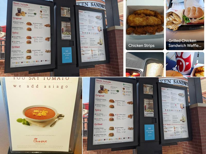 Chick-fil-A Menu