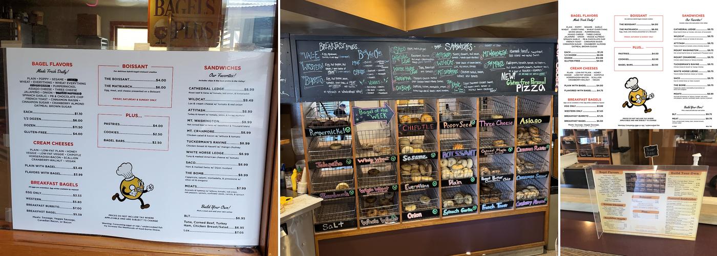 Bagels Plus Menu