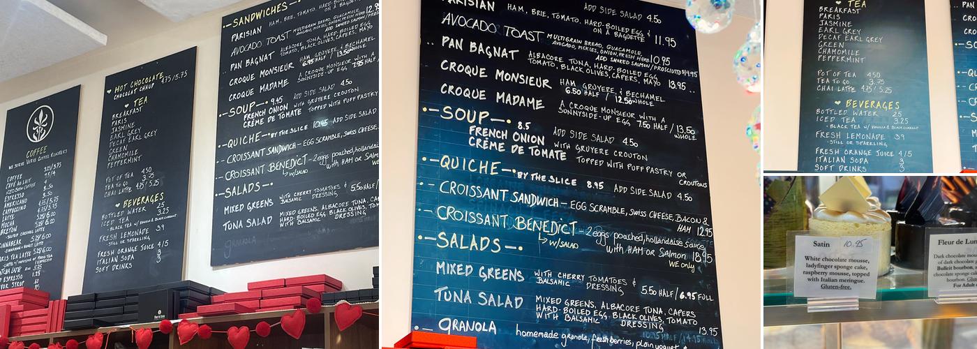 Fleur De Cocoa Menu