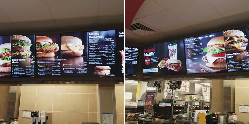 McDonald's Menu