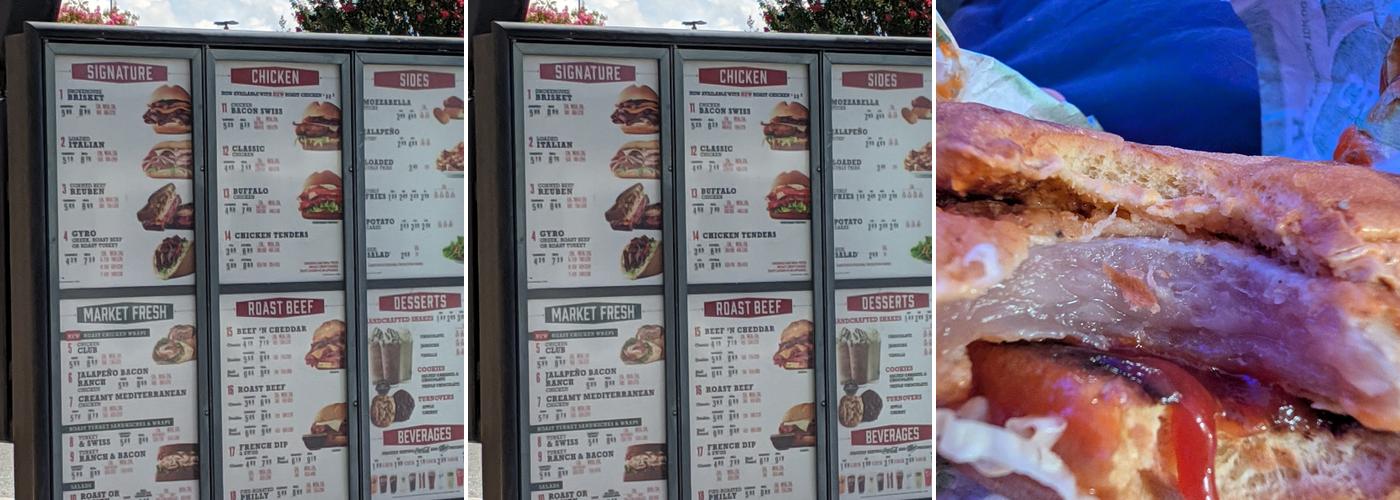 Arby's Menu