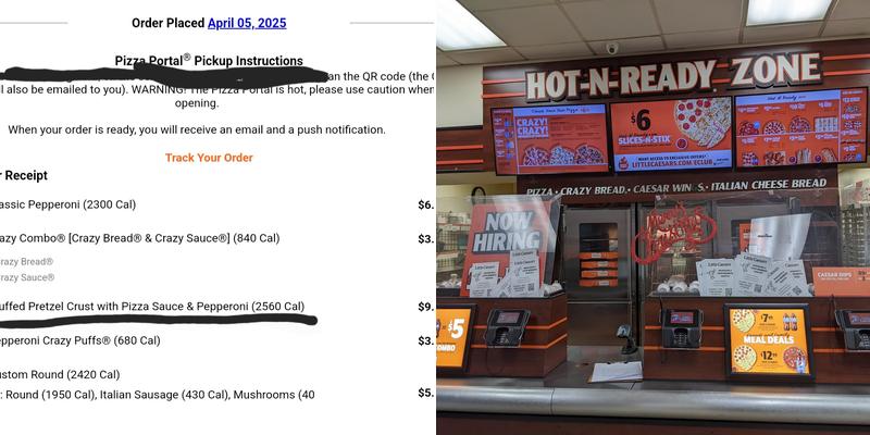 Little Caesars Pizza Menu
