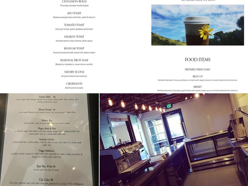 East Bay Coffee Co. Menu