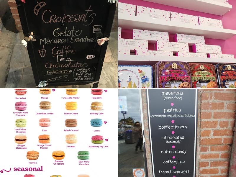 Le Macaron French Pastries - Laguna Beach Menu