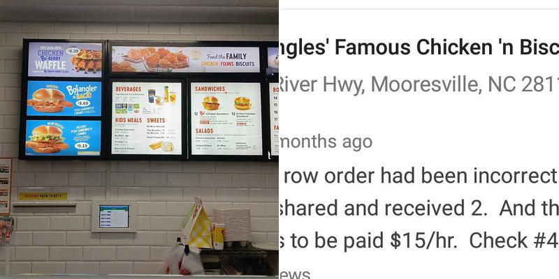 Bojangles Menu