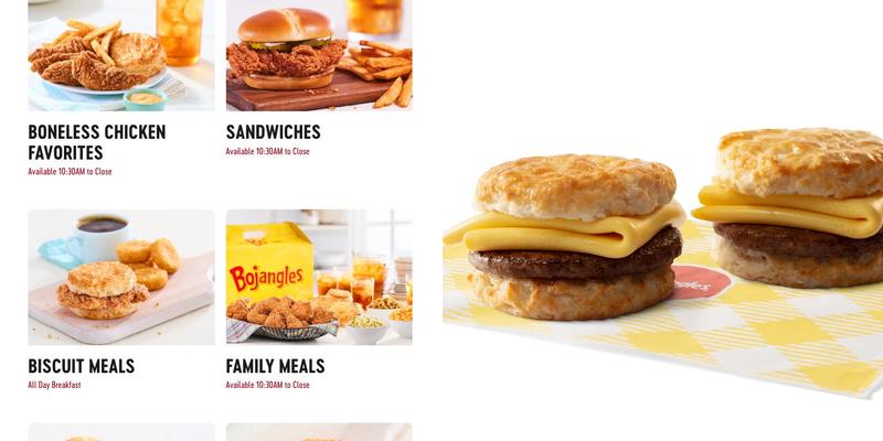 Bojangles Menu