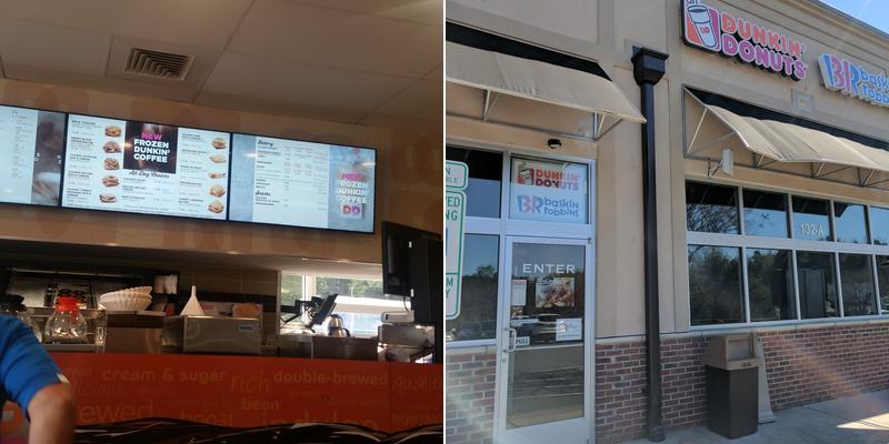 Dunkin' Menu