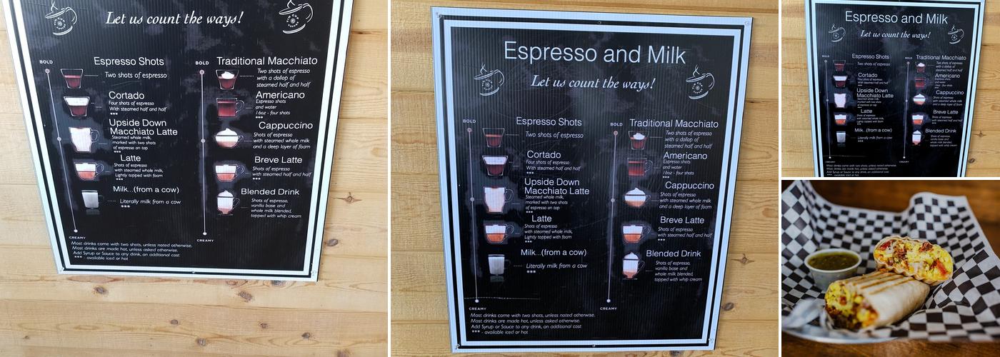 Tin Cup Coffee Menu