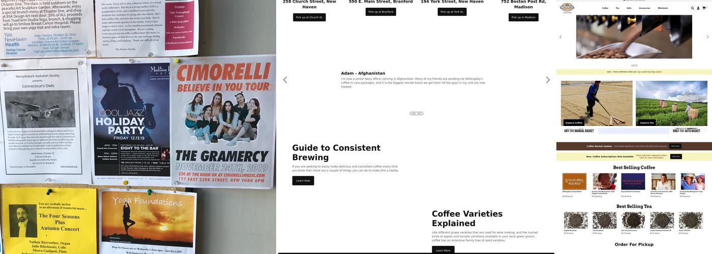 Willoughby's Coffee & Tea Menu