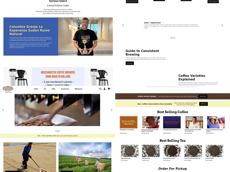 Willoughby's Coffee & Tea Menu