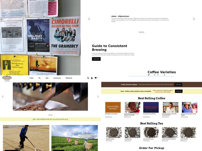 Willoughby's Coffee & Tea Menu