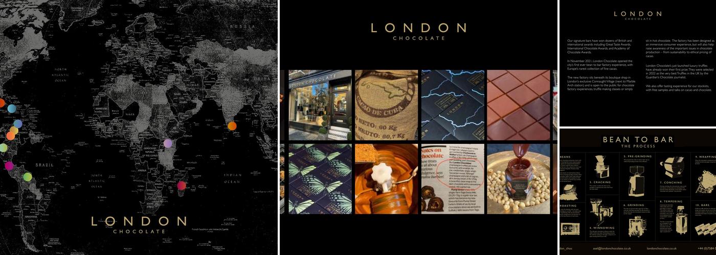 London Chocolate Menu