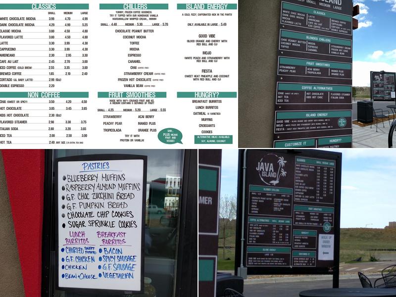 Java Island Menu