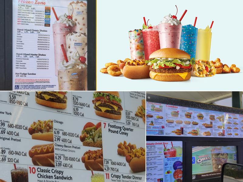 Sonic Drive-In Menu