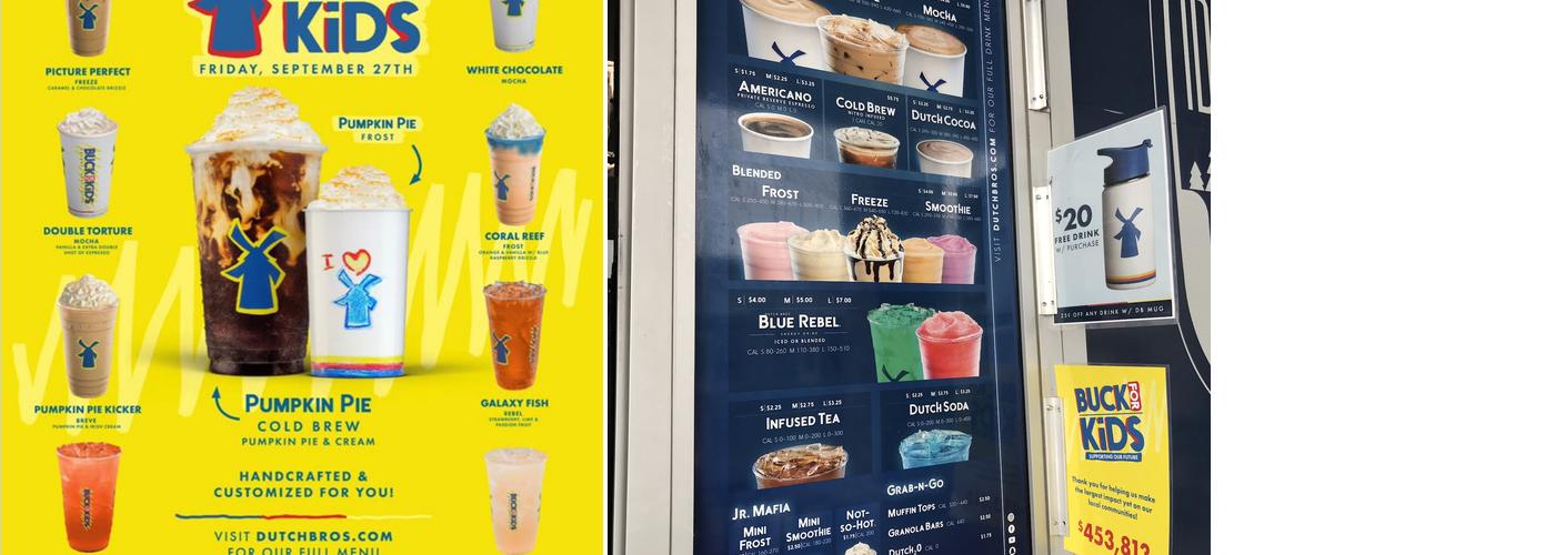 Dutch Bros Coffee Menu