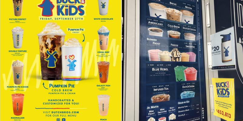 Dutch Bros Coffee Menu