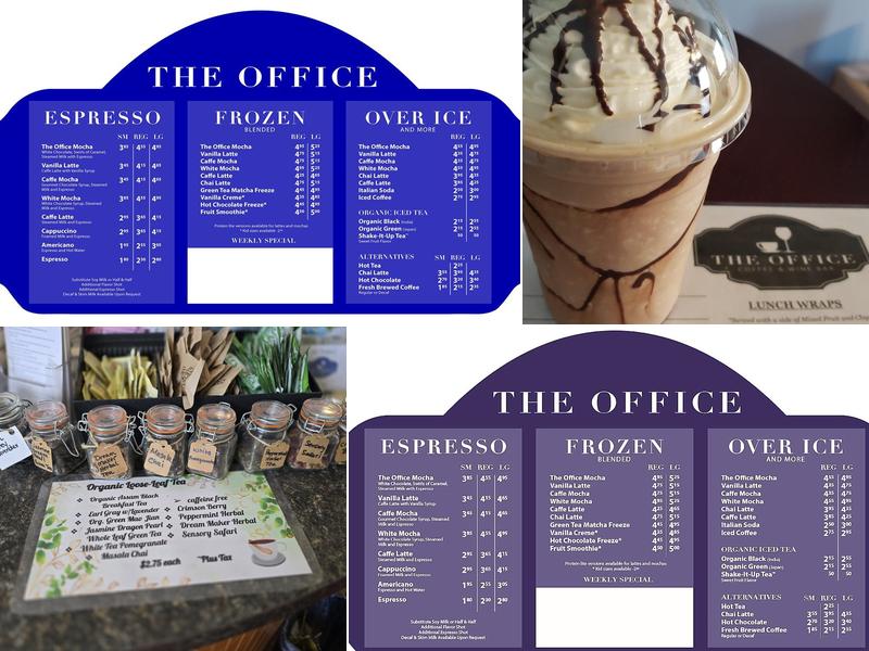 The Office Coffee and Wine Bar Menu
