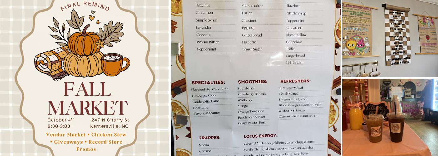 Local Roots Coffee Shop Menu