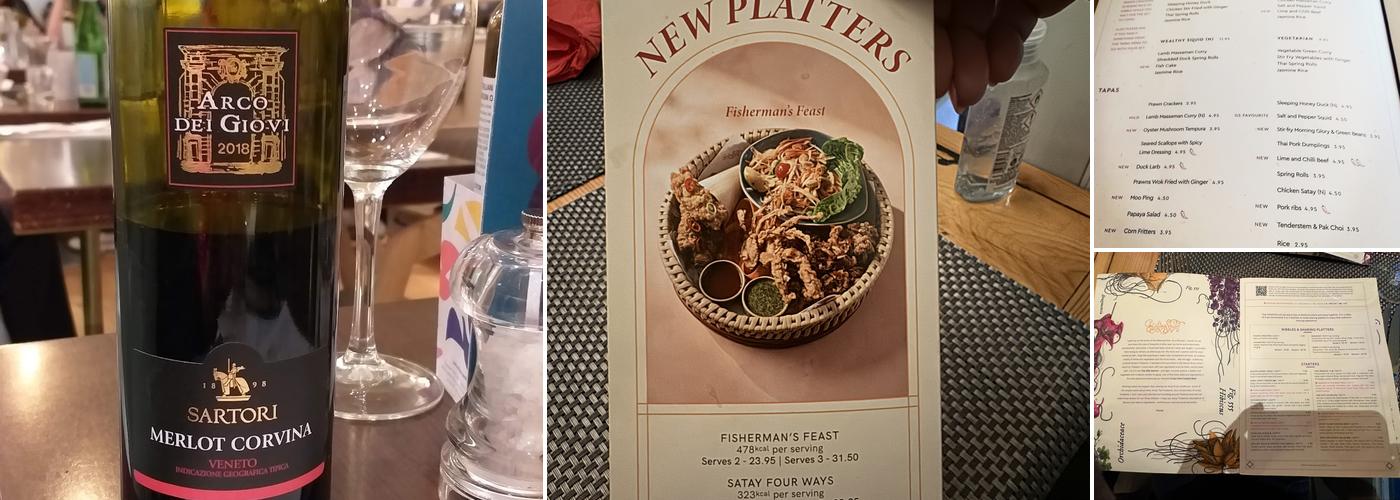 Giggling Squid - Wimbledon Menu