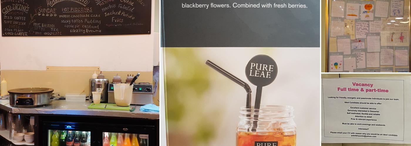 Amore Dessert Cafe Menu