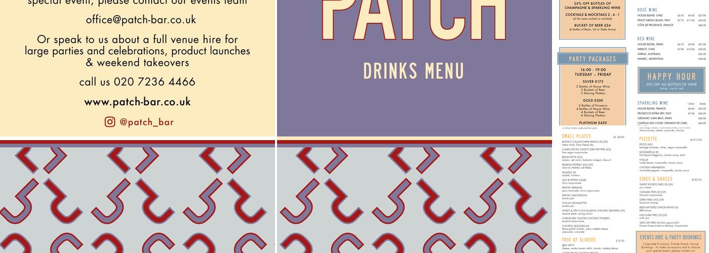 Patch St Paul's Menu