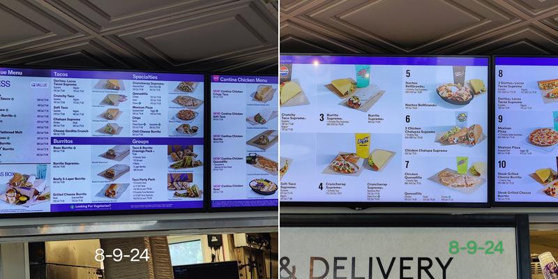 Taco Bell Menu