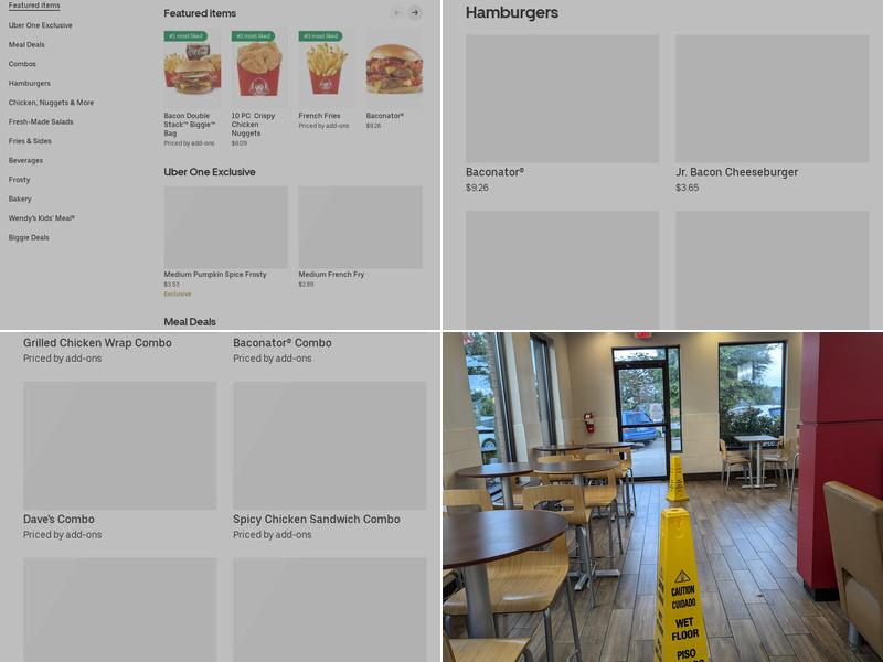 Wendy's Menu