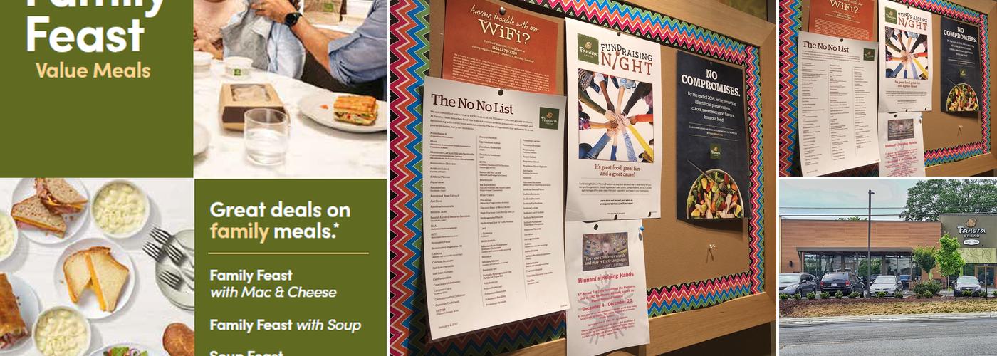 Panera Bread Menu